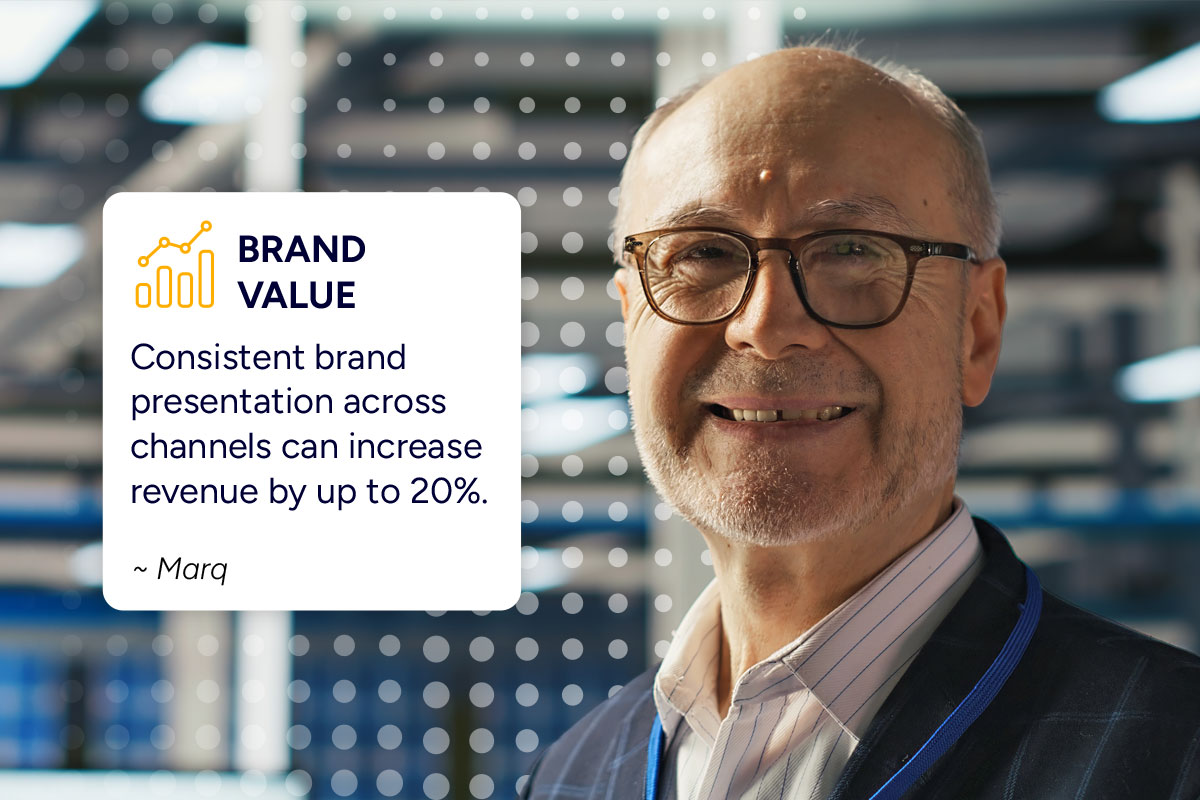 who-is-commskit-for CommsKit statistic showing brand increases company value by up to 20%